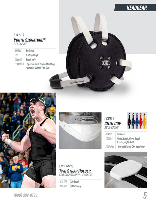 Cliff Keen Athletic 2022 Wrestling Catalog Page 45