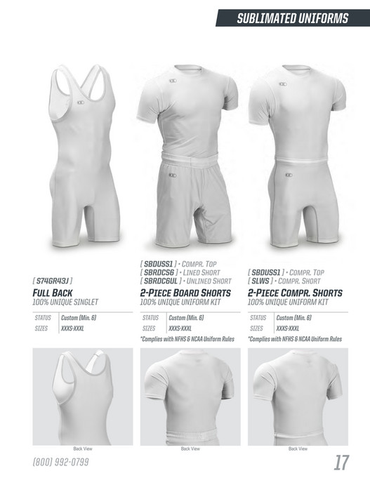 Cliff Keen Athletic 2022 Wrestling Catalog Page 1617