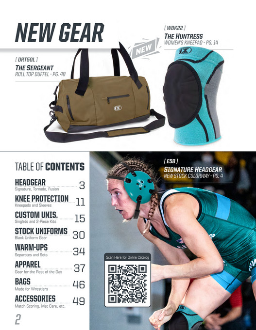 Cliff Keen Athletic 2022 Wrestling Catalog Page 23