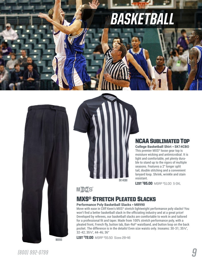 Cliff Keen Athletic - 2022 Officials Catalog - MXS® Stretch Slacks