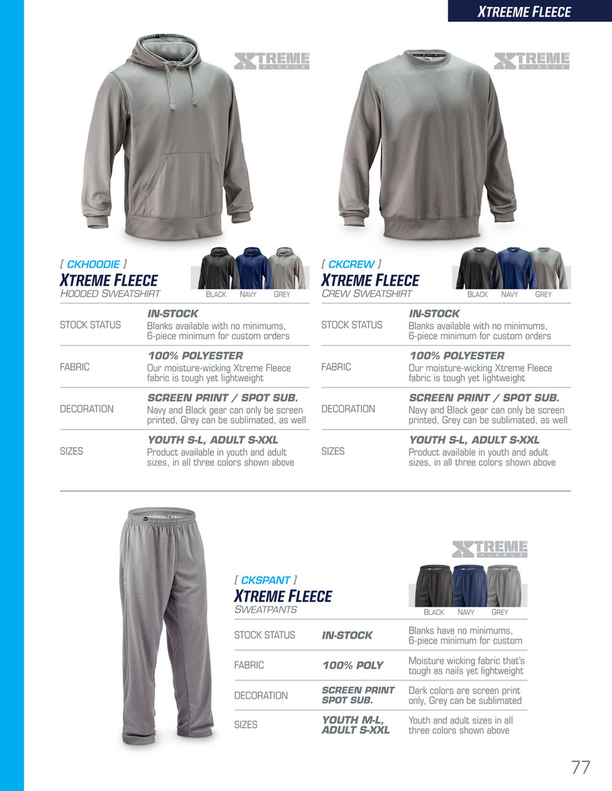 XTreme Fleece™ Moisture-Wicking Performance Sweat Pants - Cliff Keen  Athletic