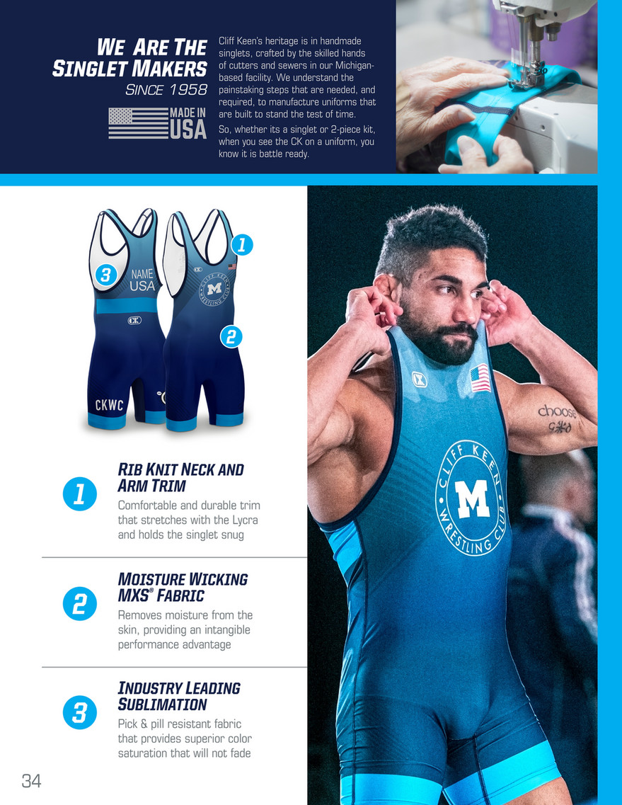 Cliff Keen Athletic - 2023 Wrestling Online Catalog - Page 34-35